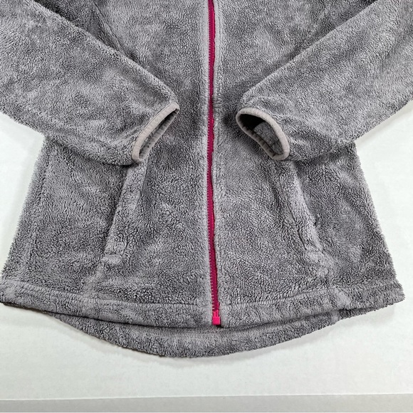 The North Face Gray Fleece Zip Up Sweater Jacket Junior’s Size Medium - Picture 2 of 5